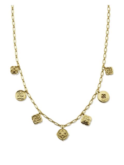 KENDRA SCOTT Dira Gold Charm Necklace