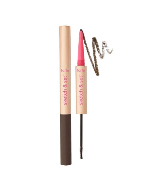 Tarte Cosmetics tarte Big Ego Sketch Set Eyebrow Definer Pencil & Tinted Gel 2 piece - Dark Brown