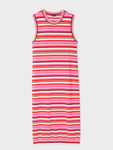 Paul Smith Patchwork Stripe Knitted Tube Dress