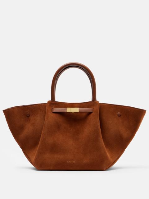 DeMellier New York Midi suede top-handle bag