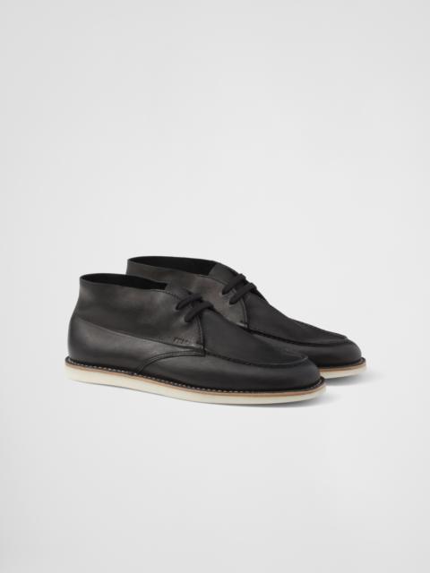 Nappa leather Chukka boots