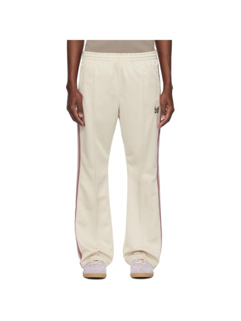 NEEDLES Off-White Boot-Cut Track Pants