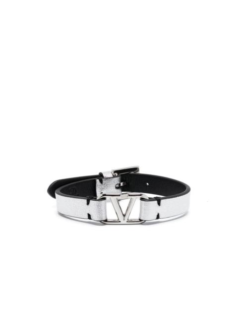 Valentino VLogo Signature leather bracelet