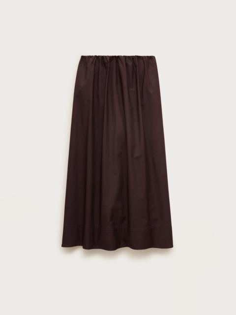 J.CREW Tall pull-on midi skirt in cotton poplin