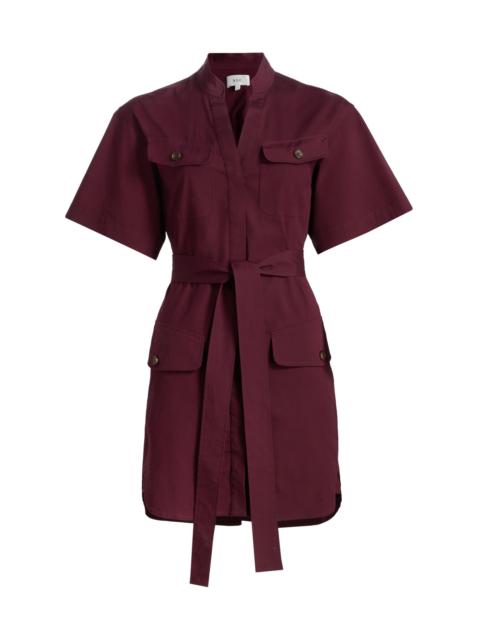 A.L.C. A. L.C. Women's Quinn Mini-Shirtdress - Plum