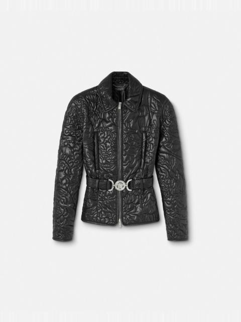 Barocco Quilted Puffer Blouson Jacket