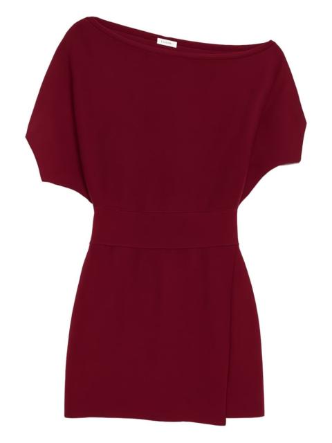 SIMKHAI Shania boat neck mini dress