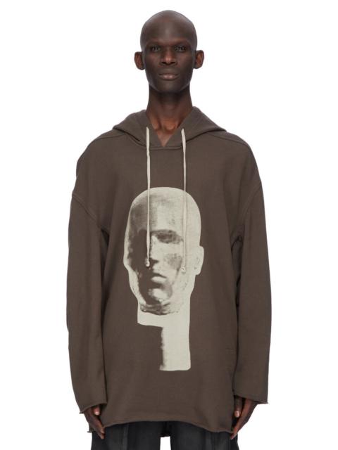 Rick Owens DRKSHDW head-print drawstring hoodie