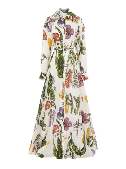 LEO LIN Josephine Silk Gown - Wildflowers multi