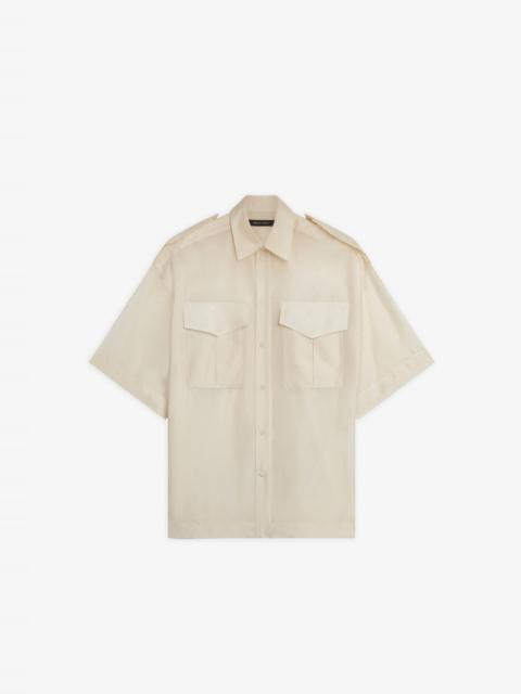 PHOEBE PHILO Lite unility vanilla shirt