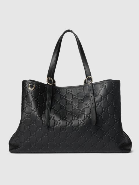 GUCCI GG Emblem large tote bag