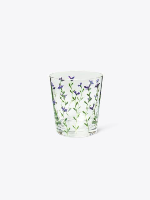 TORY BURCH Jolie Fleur Double Old Fashioned Glass, Set Of 4