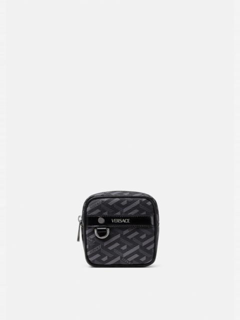 VERSACE La Greca Signature Square Modular Pouch