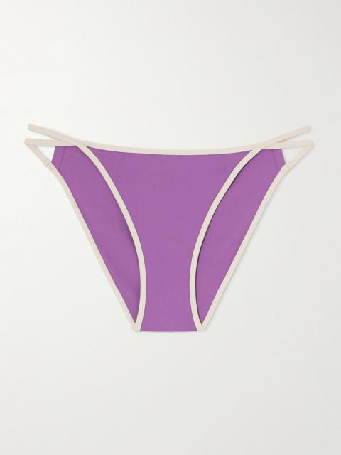 ERES Lilas Anita Cutout Two-tone Bikini Briefs