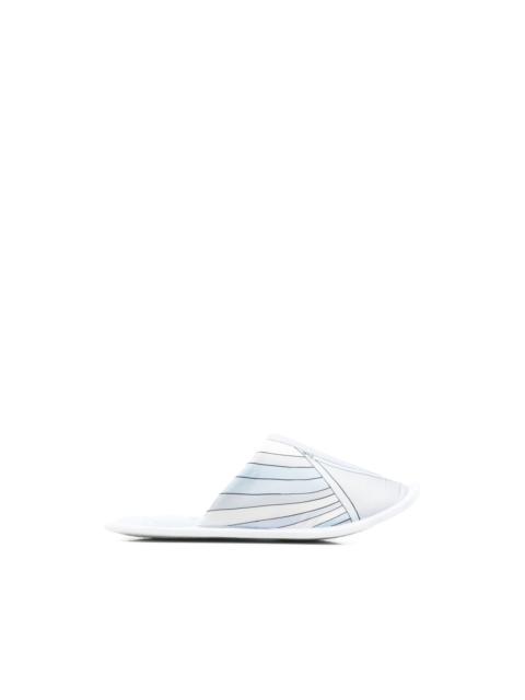 PUCCI Marmo-print silk slippers