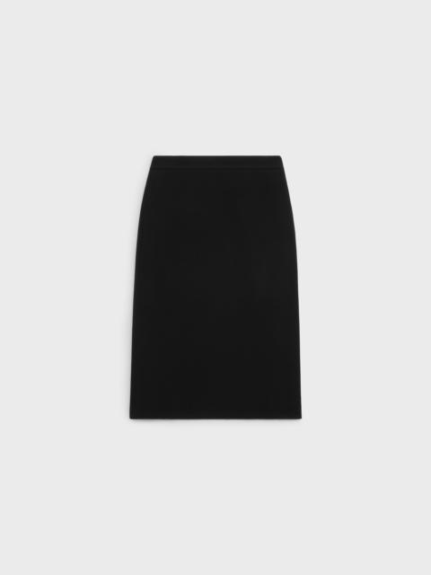 CELINE｜SKIRTS (TRAPEZE MINI SKIRT IN DOUBLE FACED WOOL CELINE trapeze mini skirt in double faced wool twill