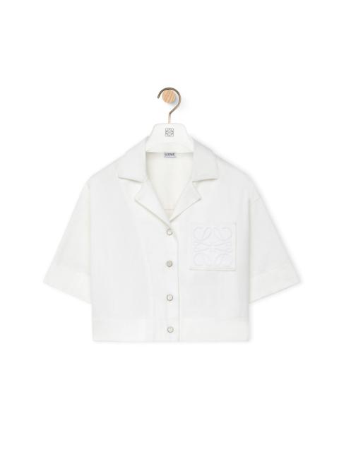 Loewe Denim의 Cropped 셔츠