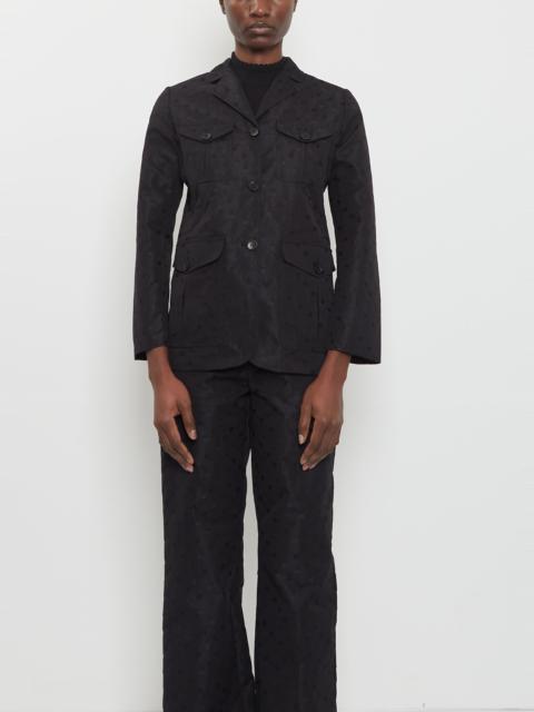 CECILIE BAHNSEN Karina Floral Jacquard Blazer