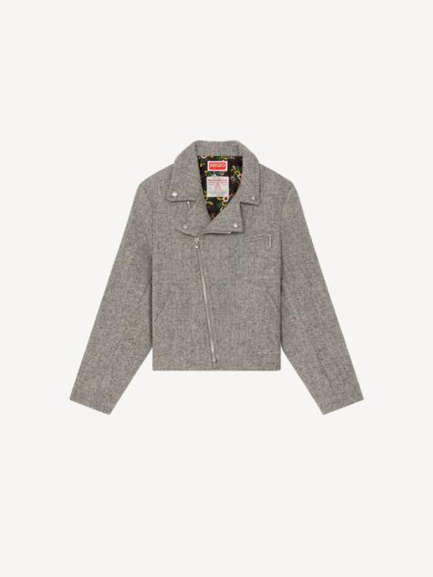 KENZO Tweed biker jacket