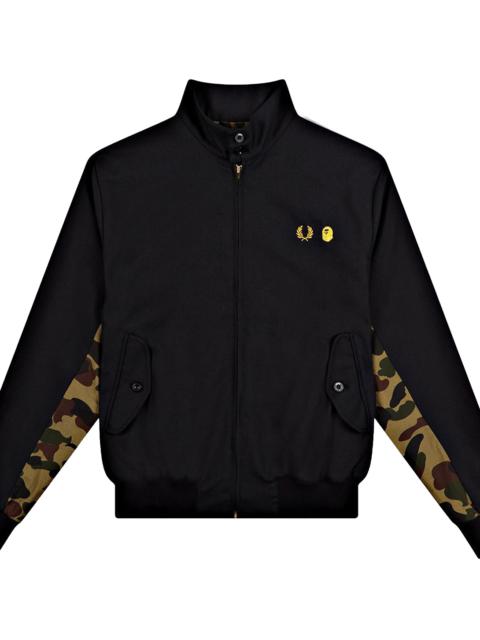 A BATHING APE® Bape X Fred Perry Harrington Jacket "Black" BAPE067