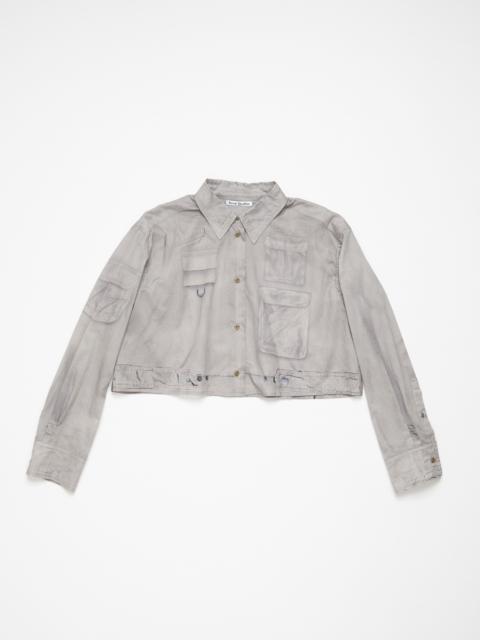 Acne Studios Button-up shirt printed - Light brown