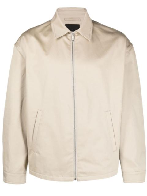 cotton-twill shirt jacket