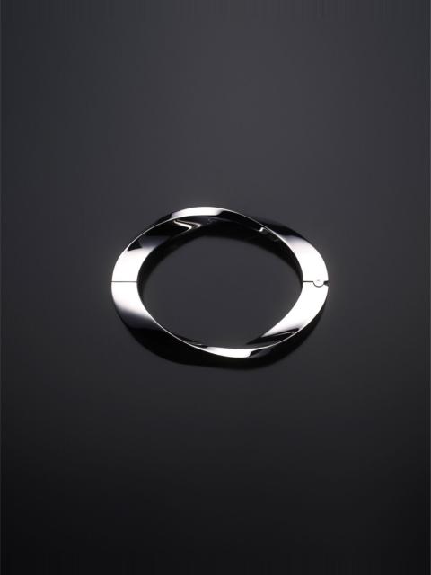 SAINT LAURENT TWIST BRACELET IN 18K GREY GOLD