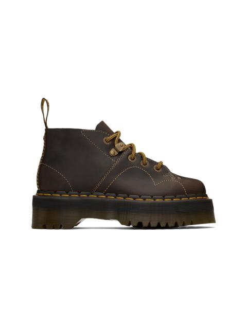 Dr. Martens Brown Church Arc Platform Monkey Boots