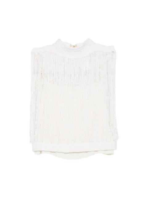 FABIANA FILIPPI Wool and silk blend top