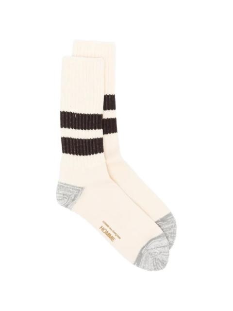 Comme des Garçons Homme Socks Beige Socks