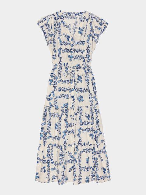 Rails Roza Floral Cotton Midi Dress
