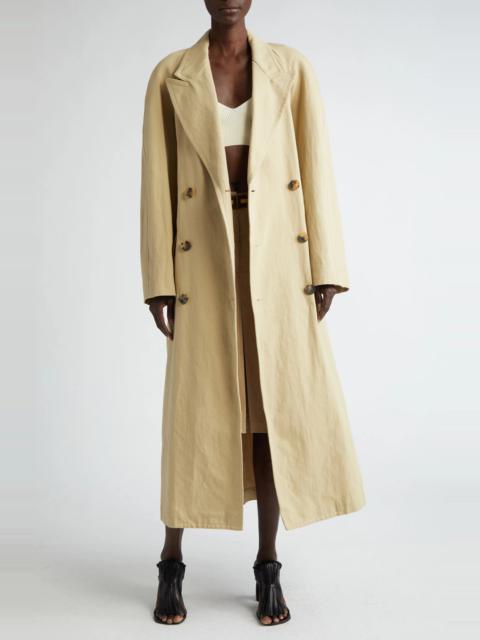 Rugby Oversize Pleated Trench Coat