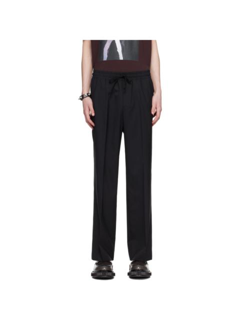UNDERCOVER Black Drawstring Trousers