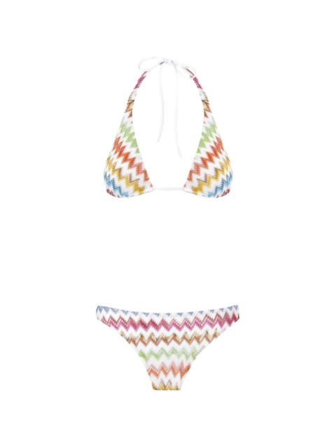 Missoni chevron tie bikini