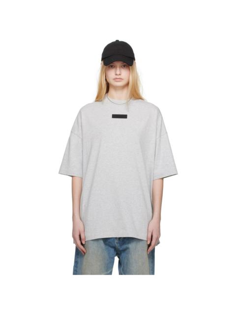 ESSENTIALS Gray Crewneck T-Shirt