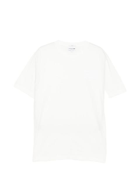 LACOSTE logo-embroidered T-shirt