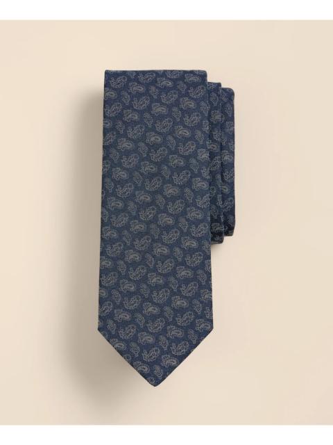 Brooks Brothers Cotton Mini Paisley Tie