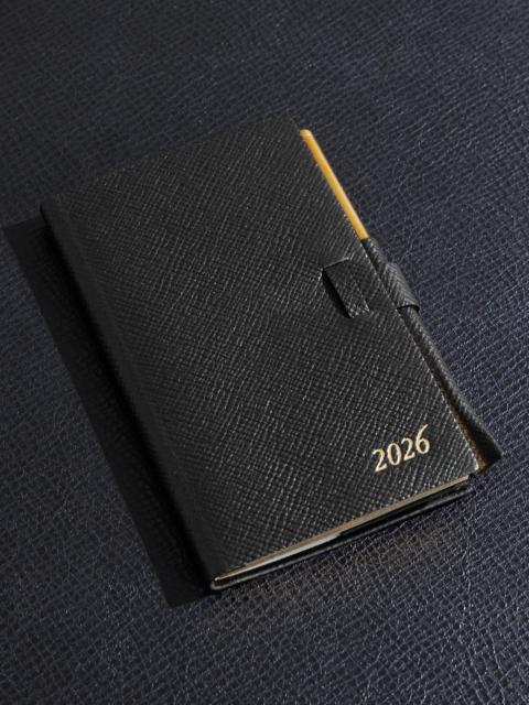 Smythson Panama Cross-Grain Leather 2026 Weekly Diary with Pencil