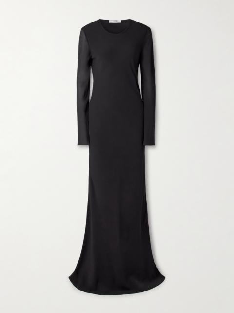 The Row Merita Silk-georgette Gown