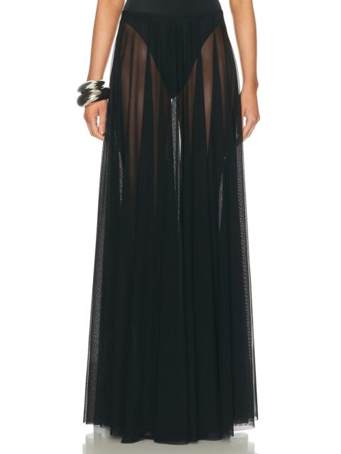 NORMA KAMALI Flared To Floor Skirt