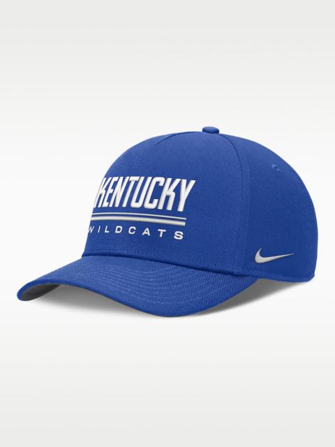 Nike Kentucky Sideline Practice Rise Men's Nike Dri-FIT College Adjustable Hat
