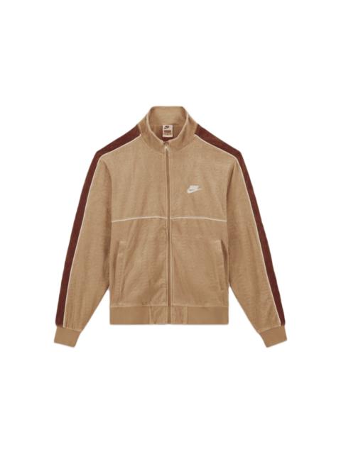 Supreme Supreme Nike Velour Track Jacket Tan