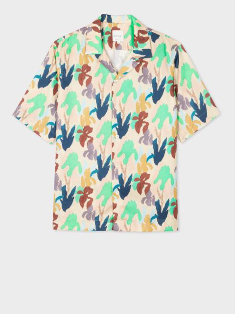 'Iris' Print Lyocell Shirt