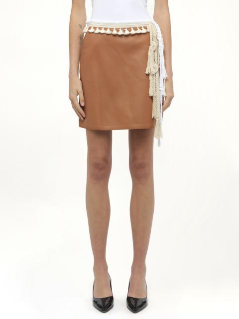 Loewe Skirt Rope Belt in Tan