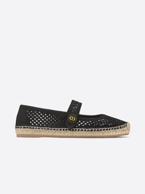 Dior Dior Caro Espadrille Ballerina Flat