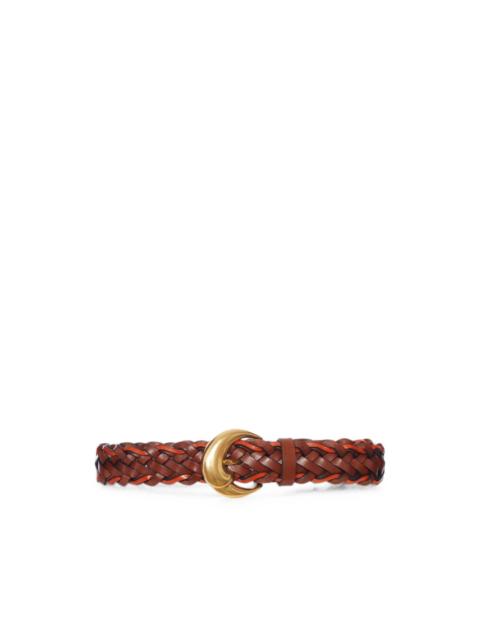 Etro braided leather belt