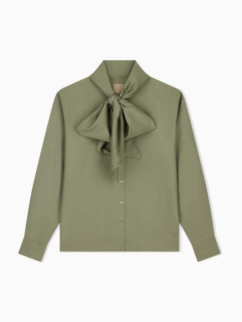 EMPORIO ARMANI SCARF COLLAR SHIRT BOTEH CAPSULE