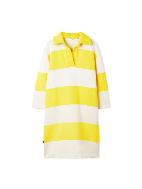 SUNNEI POLO DRESS / bright yellow & beige