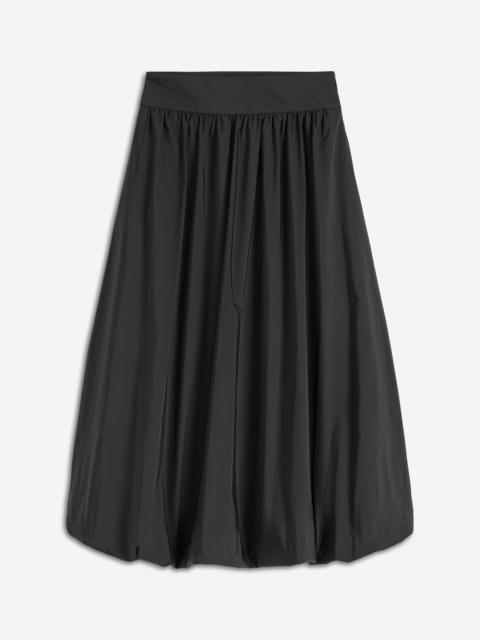 BODEN Bubble Hem Midi Skirt-Black