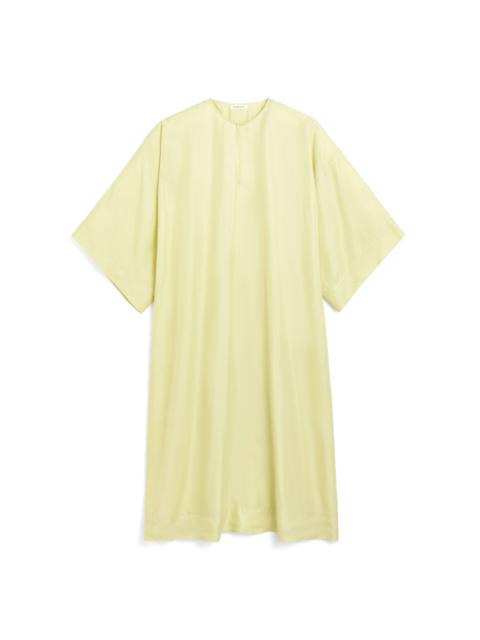 Cicine Oversized Crepe Midi Dress yellow